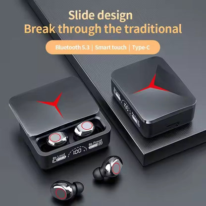 Écouteurs M90 Pro TWS – Bluetooth 5.3 | HIFI | Étanche IPX7 | LED + Mode Gaming